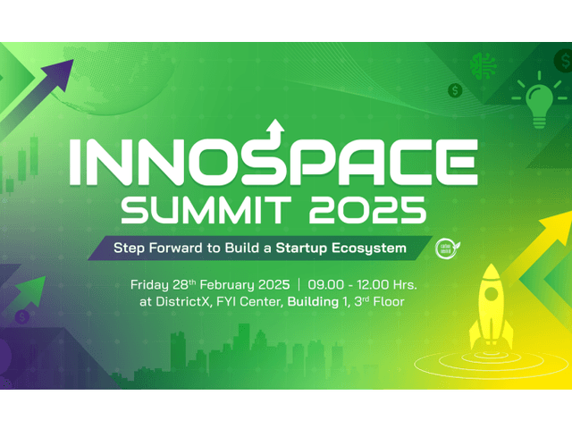 InnoSpace to hold InnoSpace Summit 2025 to strengthen Thai startup ecosystem
