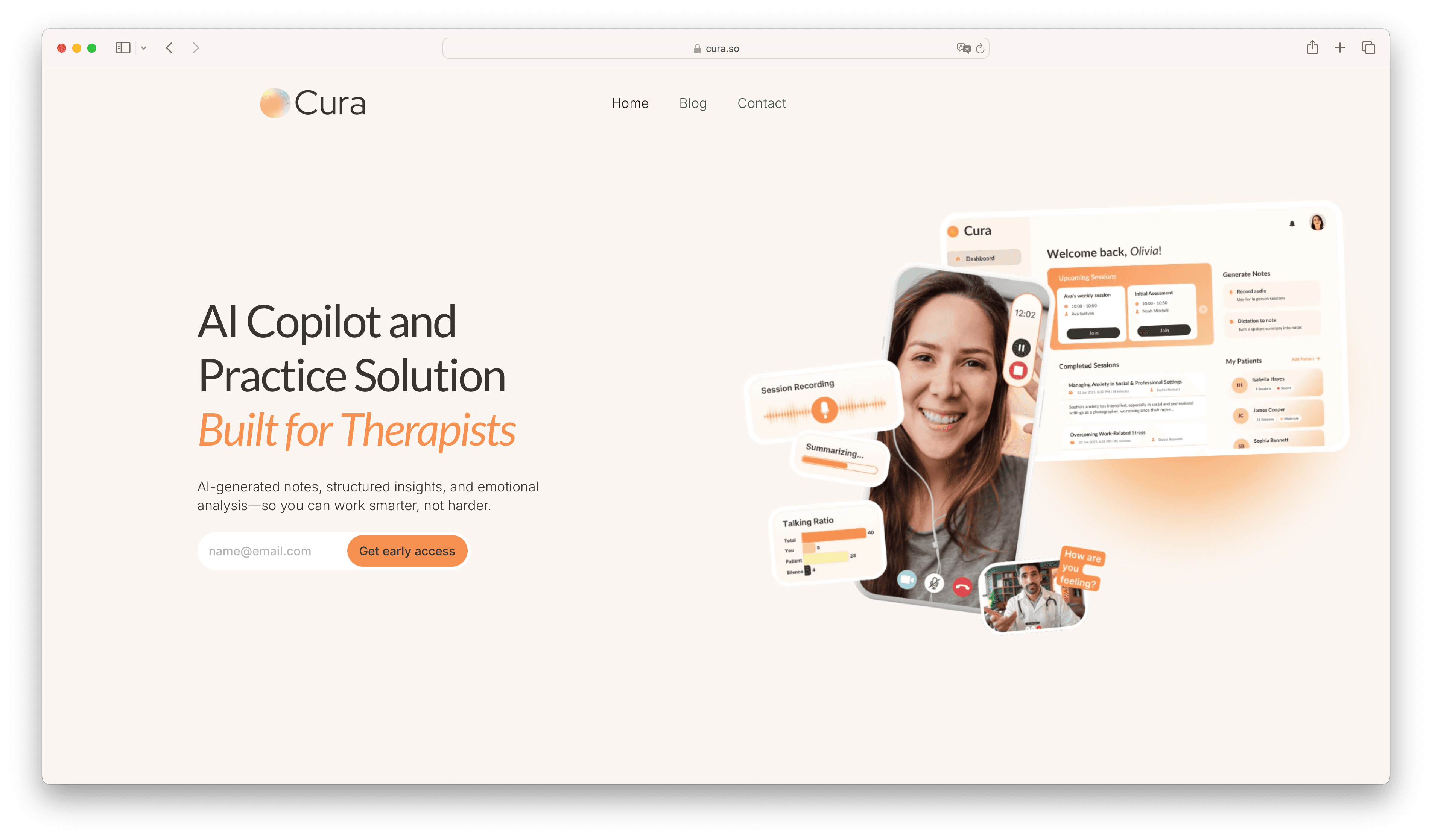 Cura website